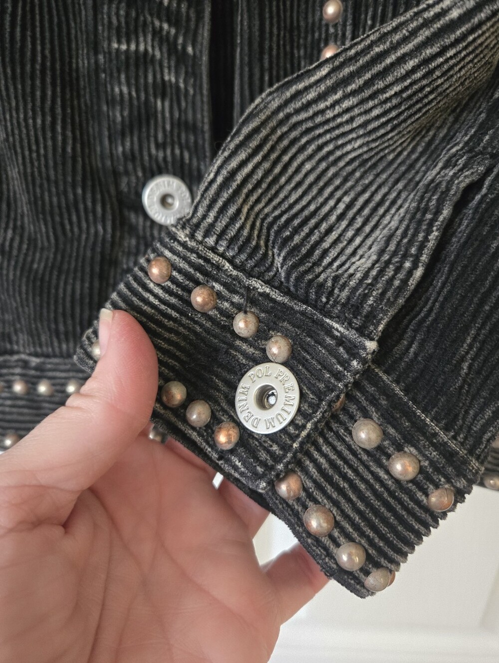 POL Studded Corduroy Jacket, S - Picture 9 of 14